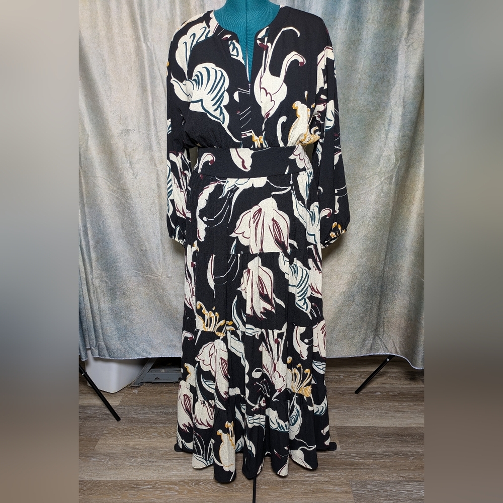 Crepe Maxi Dress